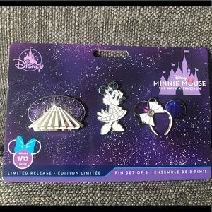 Minnie Mouse Main Attraction Space Mountain Pins